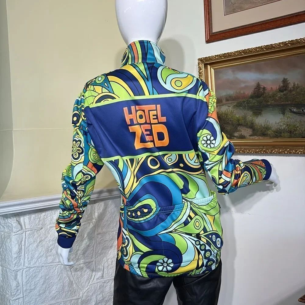Hotel Zed Jakroo Bike Riding Multicoloured Jacket - Picture 5 of 14